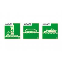 Marine Photoluminescent Safety Signs